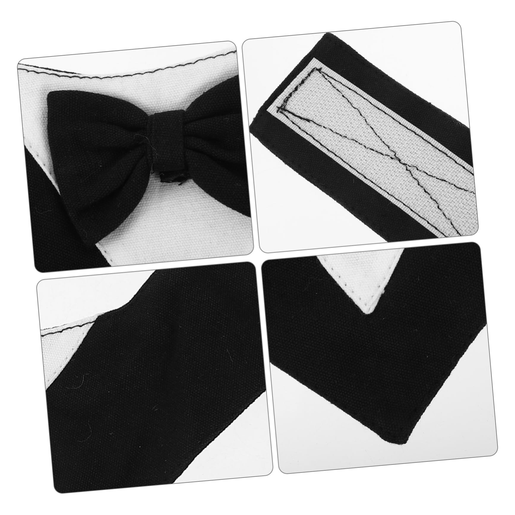 ifundom 5pièces Bandana pour Chien Polyester avec Nœud Décoratif Écharpe Ajustable pour Animaux De Compagnie Accessoire Élégant pour Fête Et Mariage