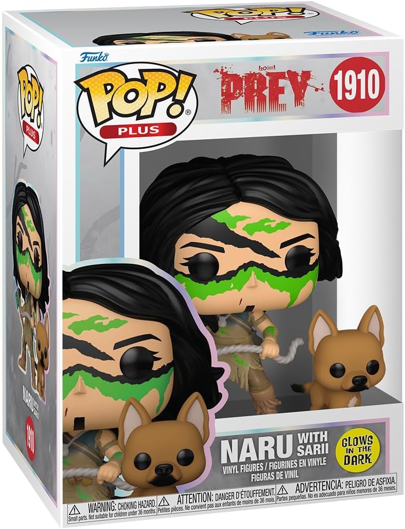 Funko Pop! Plus: Prey - Naru with Sarii - Glow in The Dark - Collectable Vinyl Figure - Gift Idea - Official Merchandise - Toys for Kids & Adults - Disney Fans - Figure for Collectors and Display