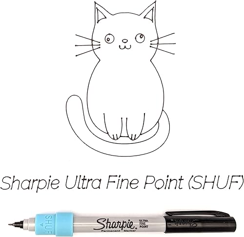 Miniatura 4 de Adaptadores de bolígrafo Sharpie a presión (juego de 4) compatibles con Cricut (Explore Air 1 y 2, Maker)