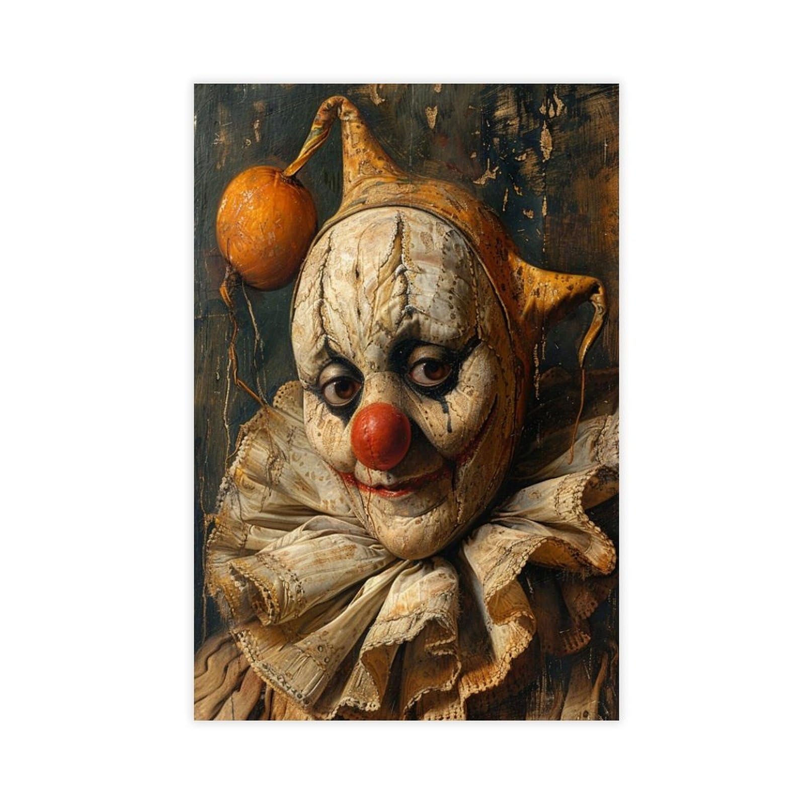 Commedia Dell' Poster su tela da parete, stampa artistica da parete, 60 x 90 cm