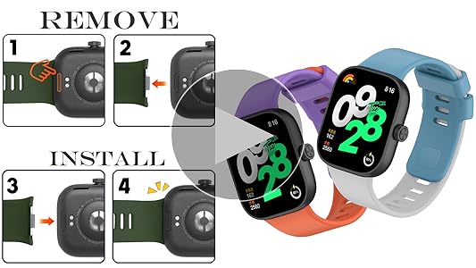ANDROID - Redmi Note 10 Pro /Mi Smart Band 5セット Amazon.com: Z.DuDuZAZA Bands for Redmi Watch 4/5 Smartwatch