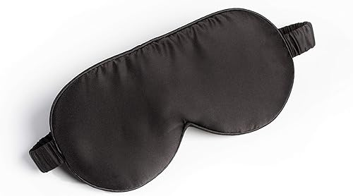 Máscara de dormir satinada - Negro