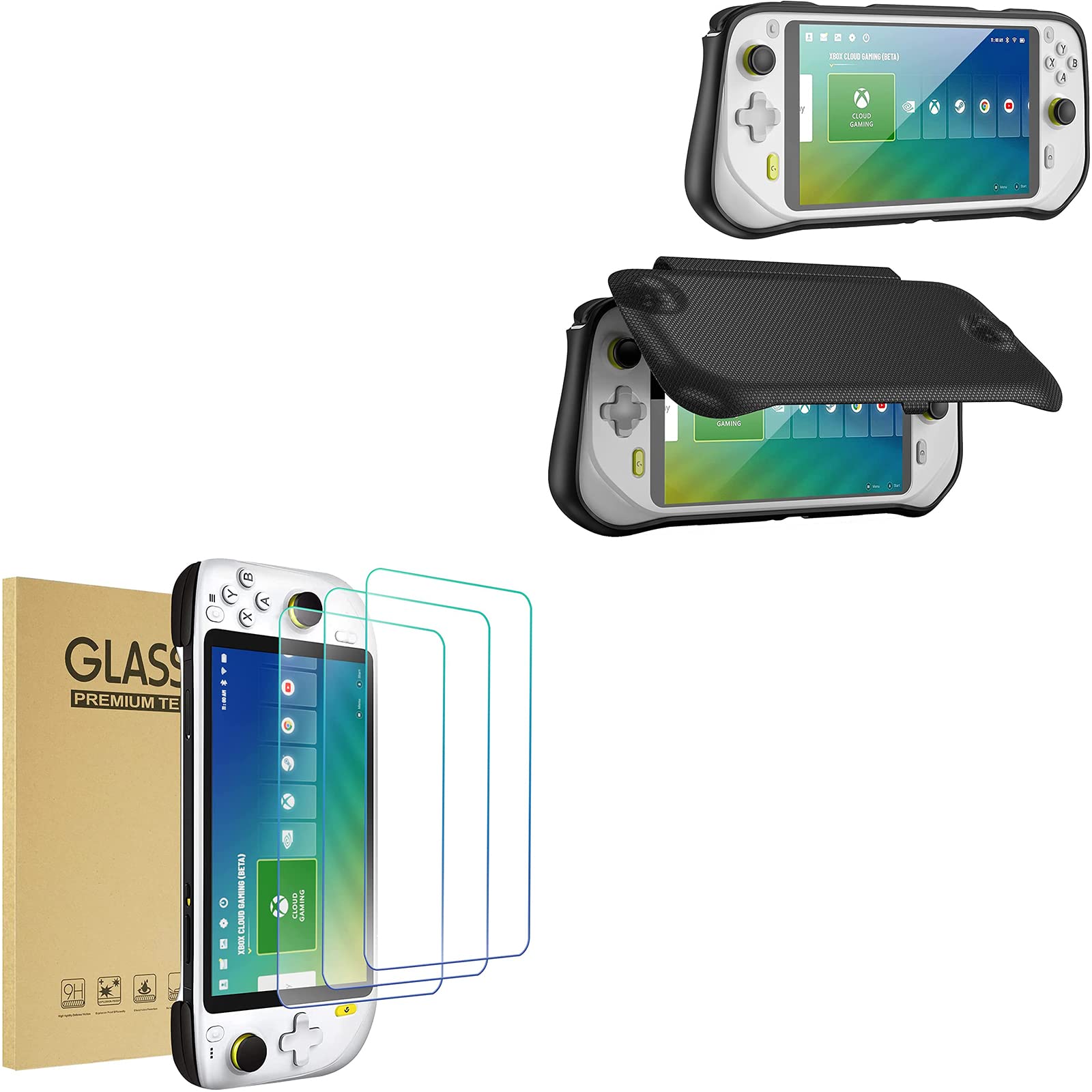 ProCase Flip Case for Logitech G Cloud Handheld with Front Cover Bundle with 3 P