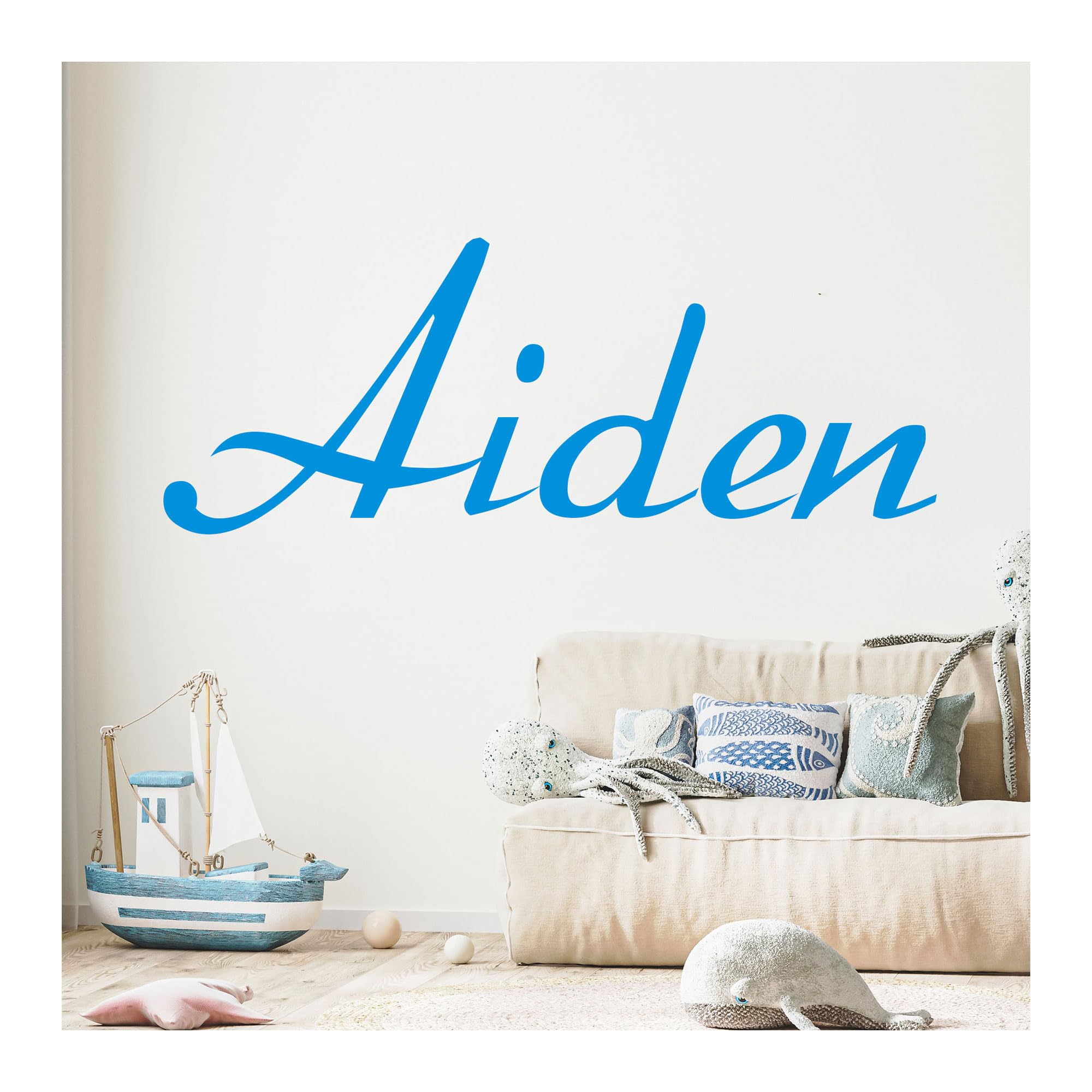 Custom Name Wall Sticker, Personalised Name Wall Decal, Toy Box Name Stickers, Nursery Wall Art Decor, Vinyl Wall Stickers for bedrooms