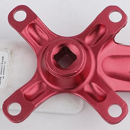 OFKLADE Bicycle Crank 104BCD MTB Bike Crankset for Road Bikes Crank Red