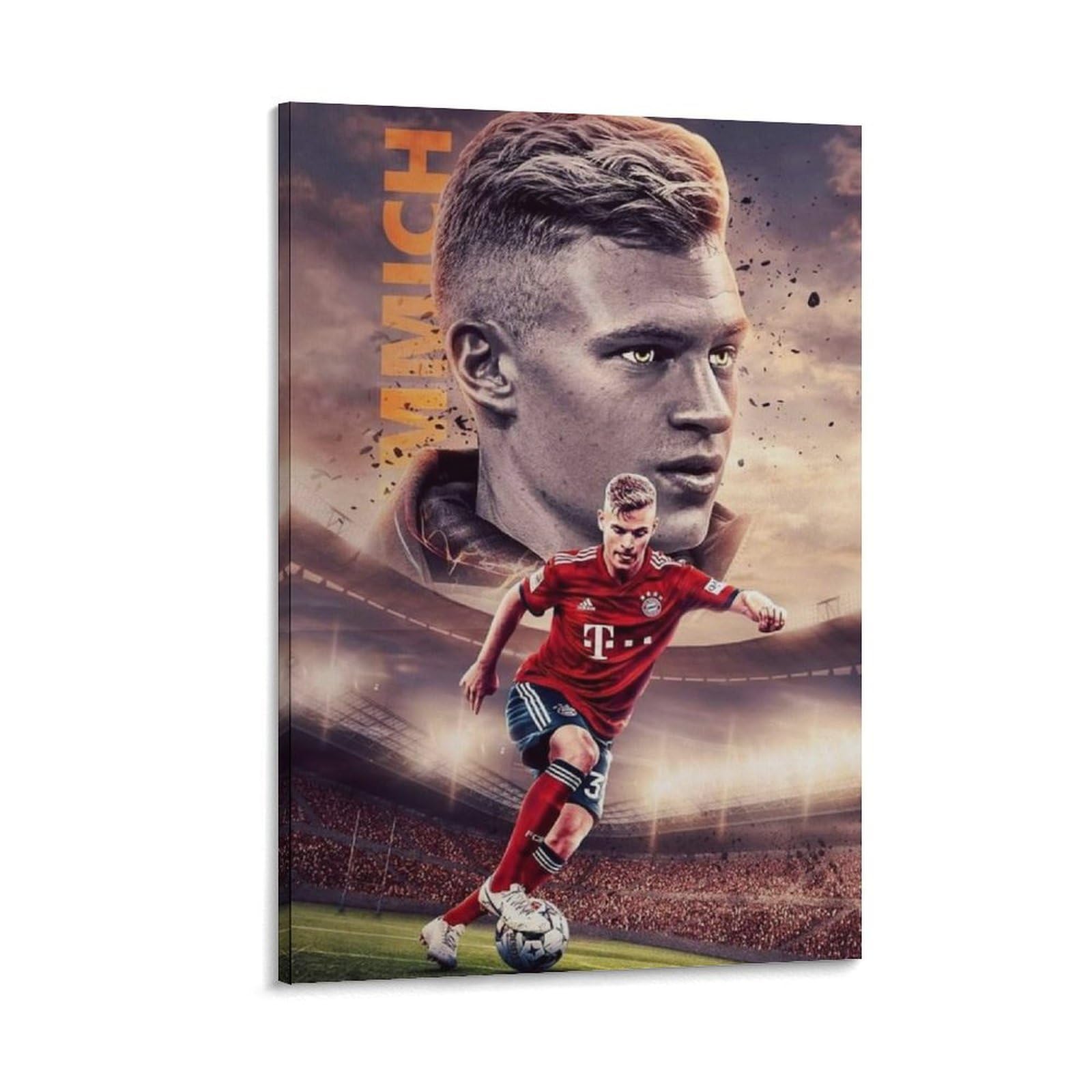 FCOIN Joshua Kimmich Canvas Poster Wall Art Poster Scroll Canvas Painting Picture Living Room Decor Home 08x12inch(20x30cm)