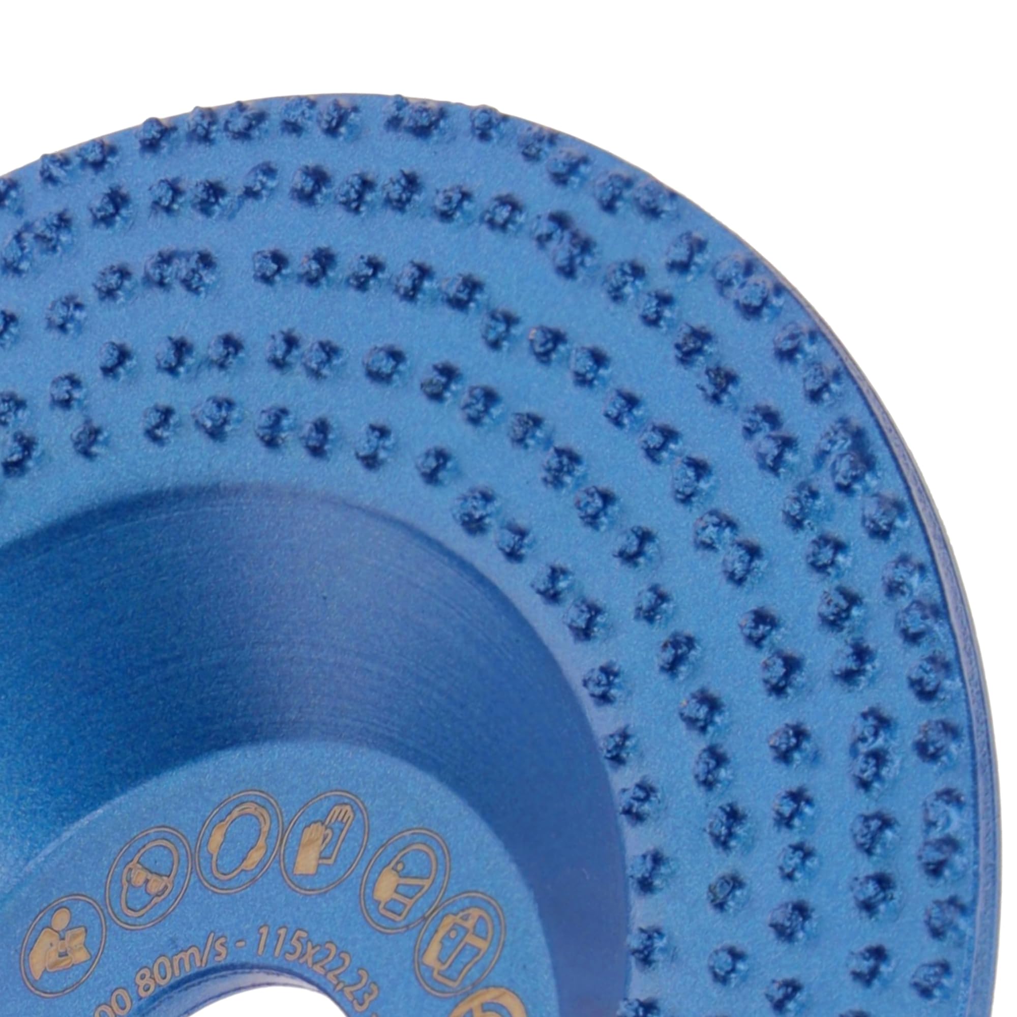 PRODIAMANT Disco abrasivo diamantato professionale, 115 mm x 22,2 mm, per vernice per calcestruzzo, vernici, vernice per facciate e residui di colore su superfici di pareti e pavimenti, rivestimento