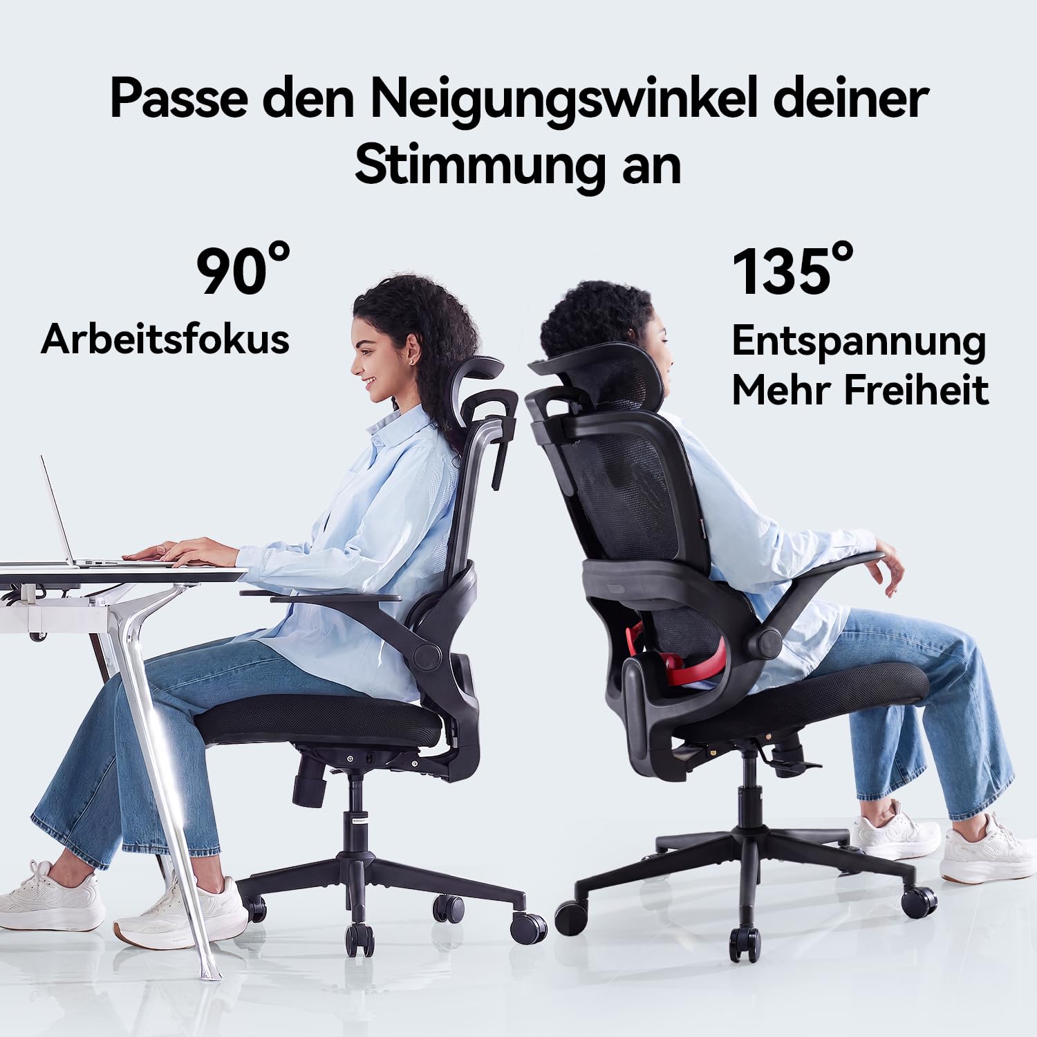SIHOO B100 SE Bürostuhl, Schreibtischstuhl mit dynamischer Lordosenstütze