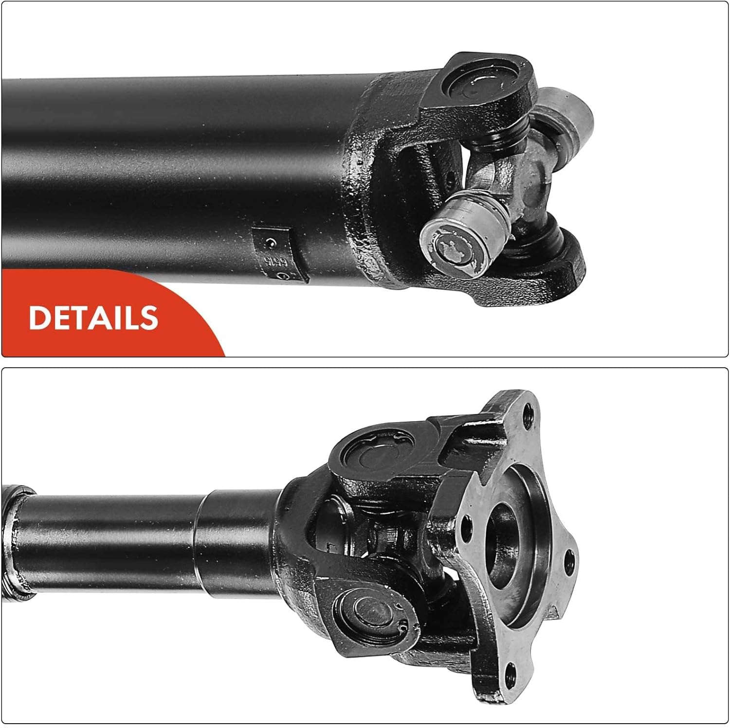 A-Premium Rear Drive Shaft Driveshaft Assembly Compatible with Ford F-250 Super Duty 1999-2002, F-350 Super Duty 1999-2001, 5.4L, 4WD, Auto Trans, 81" Bed, 142" WB, Extended Cab Pickup, Prop Shaft