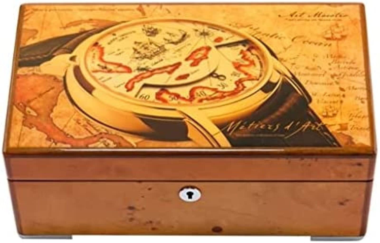 YNBSHGAA Watch Box Watch Case Watch Stand Watch Winder 4 Grids Solid Wood Watch Box Case Professional Holder Organizer for Clock Watches Jewelry Watch Case Display,A,25X14X10.2cm,A-25X14X10.2cm