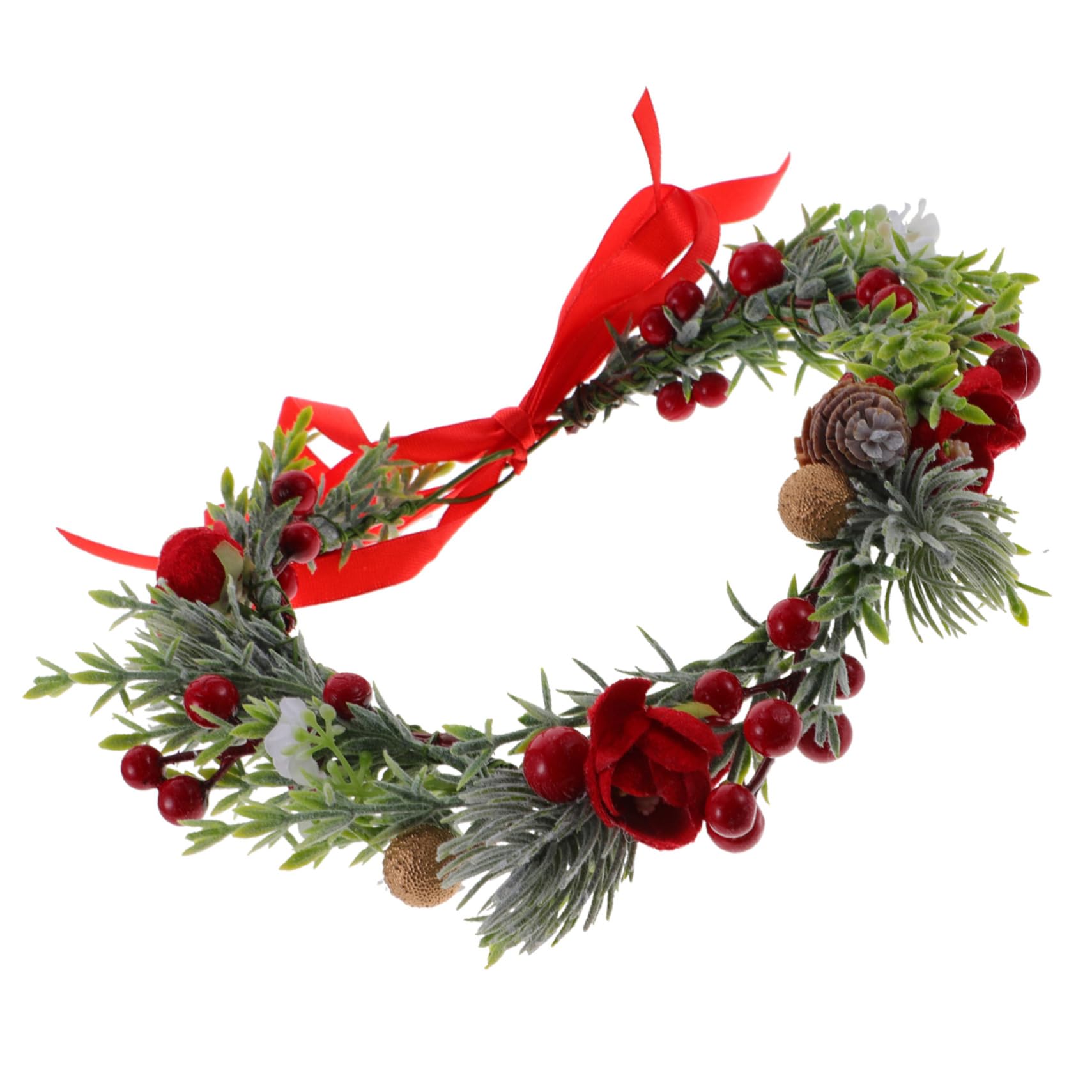 GALPADA 5stücke Flower Wreath Hairband Für Frauen Elegantes Accessoire Für Kostüme Hochzeiten Festivals Und Partys Grünes Blätterdesign Für Jeden Anlass Für Prinzessinnen Und Feen