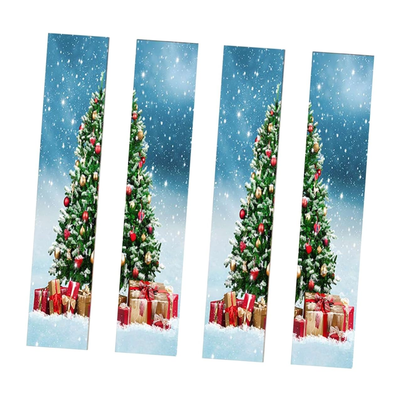 Décoration sapin de Noël extérieure avec l'autocollant de porte Cabilock en PVC pour maison