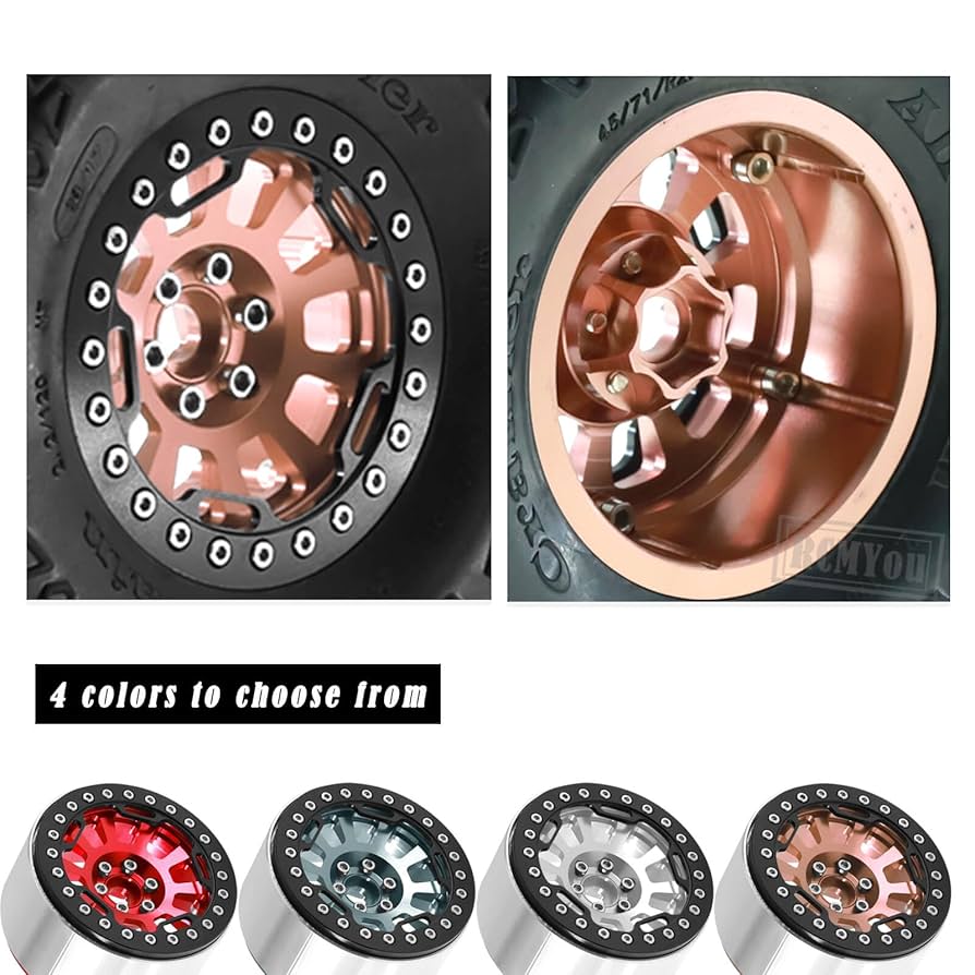 Amazon.com: RCMYou Rc 2.2 Inch Wheel Rims & Tires Wheels for