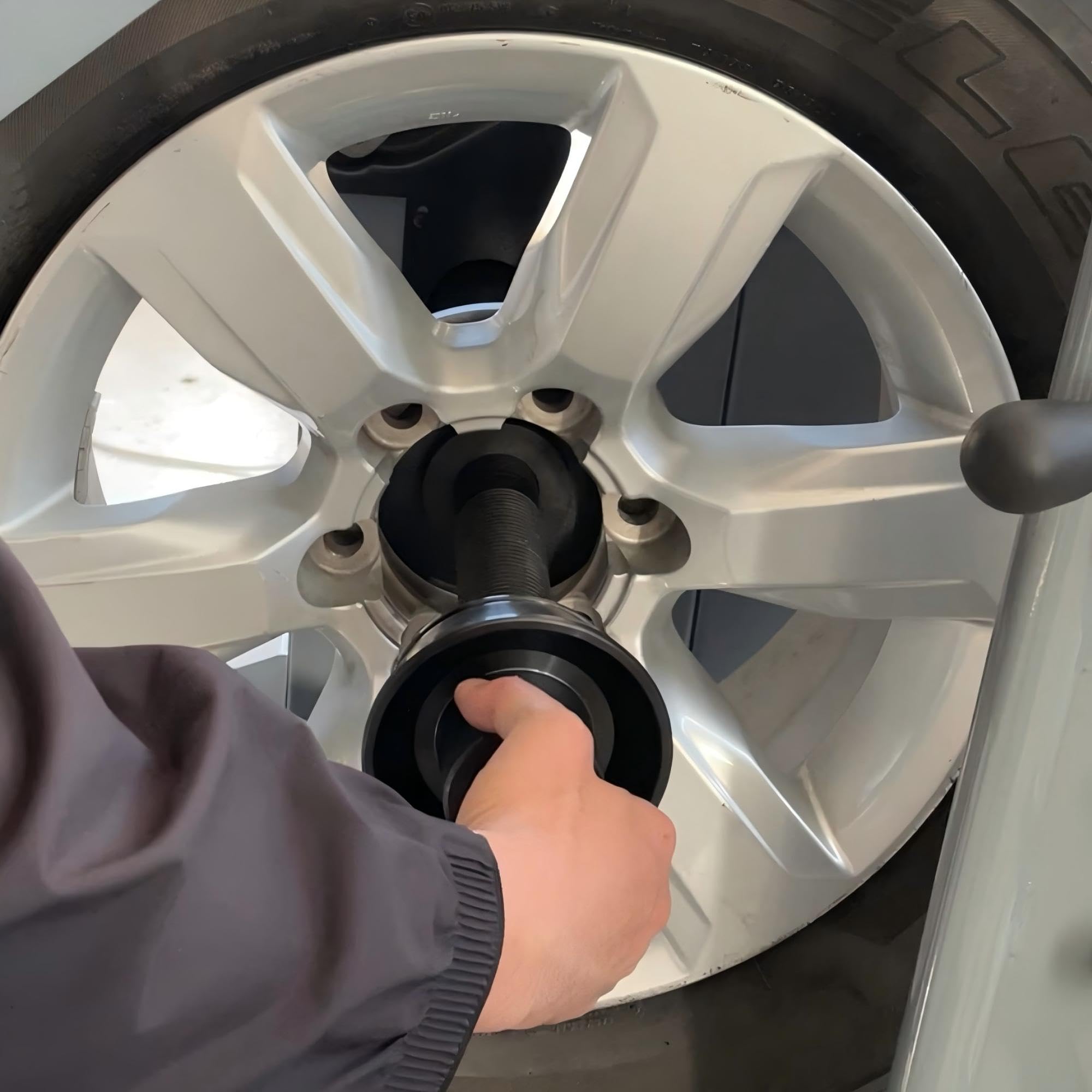 Cono balanceador de Ruedas (Eje de 36 mm) para máquina balanceadora de neumáticos, tamaño de 96 a 118 mm (3,74" a 4,72"), Accesorio para Taller de reparación de neumáticos
