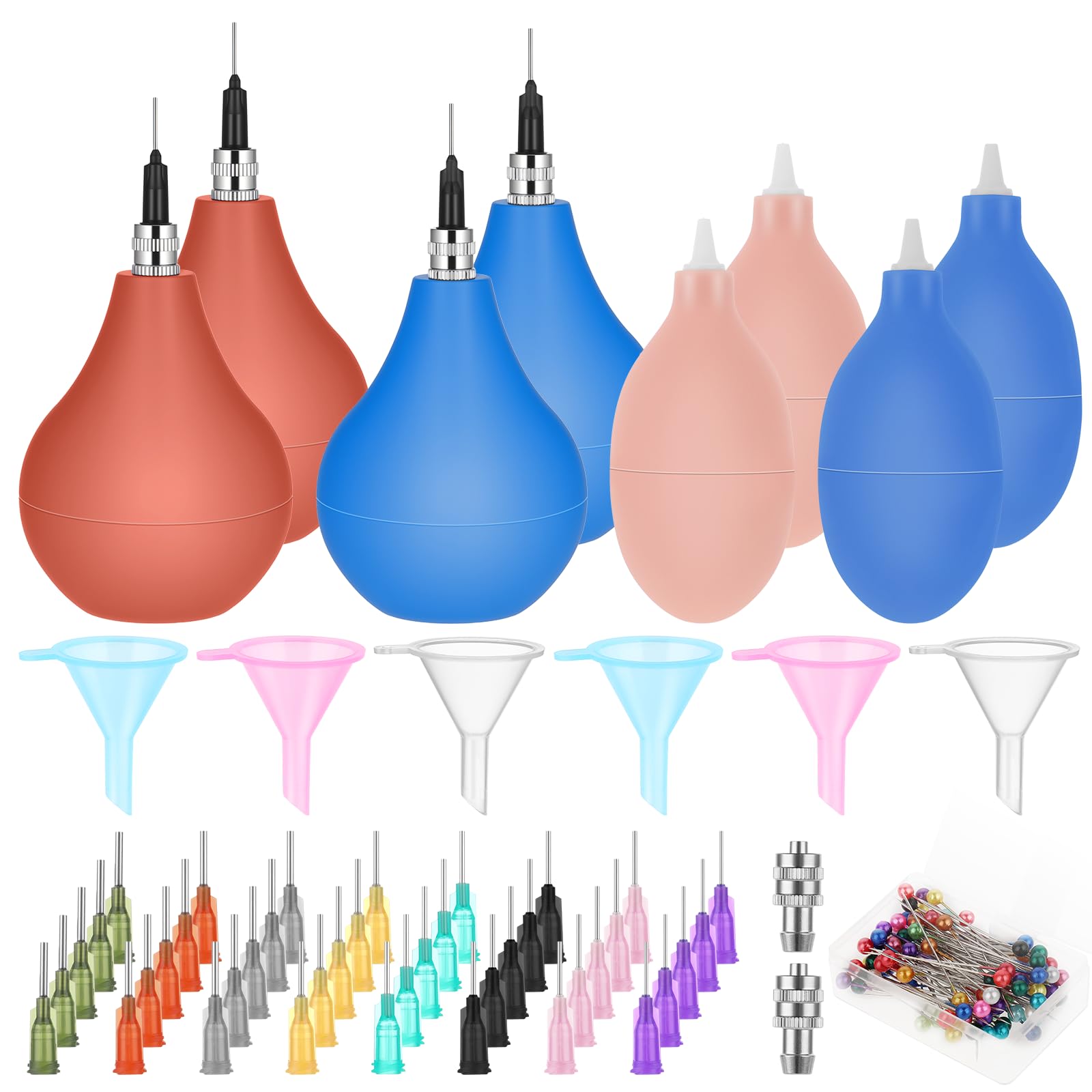 Photo 1 of 156pcs Pottery Tools Supplies Ceramic Precision Tip Applicator Clay Slip Trailing Bottles Clay Tools Set Needle Tip Squeeze Bottle Ceramic Glaze Extrusion Bottle for Art Decorating Kit