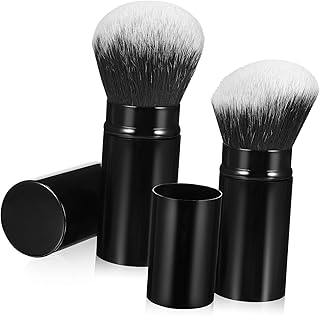 2 brochas de maquillaje de viaje con asas ret...