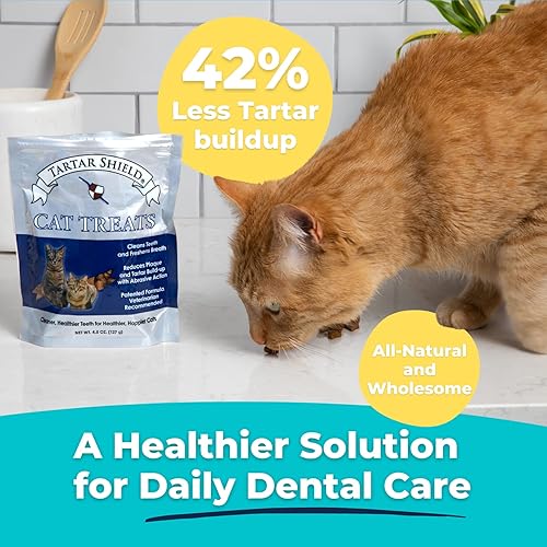 Miniatura 2 de Golosinas para gatos  Golosinas dentales diarias  Limpia dientes y encías Aliento fresco, apoyo natural para la salud bucal  Bocados saludables y