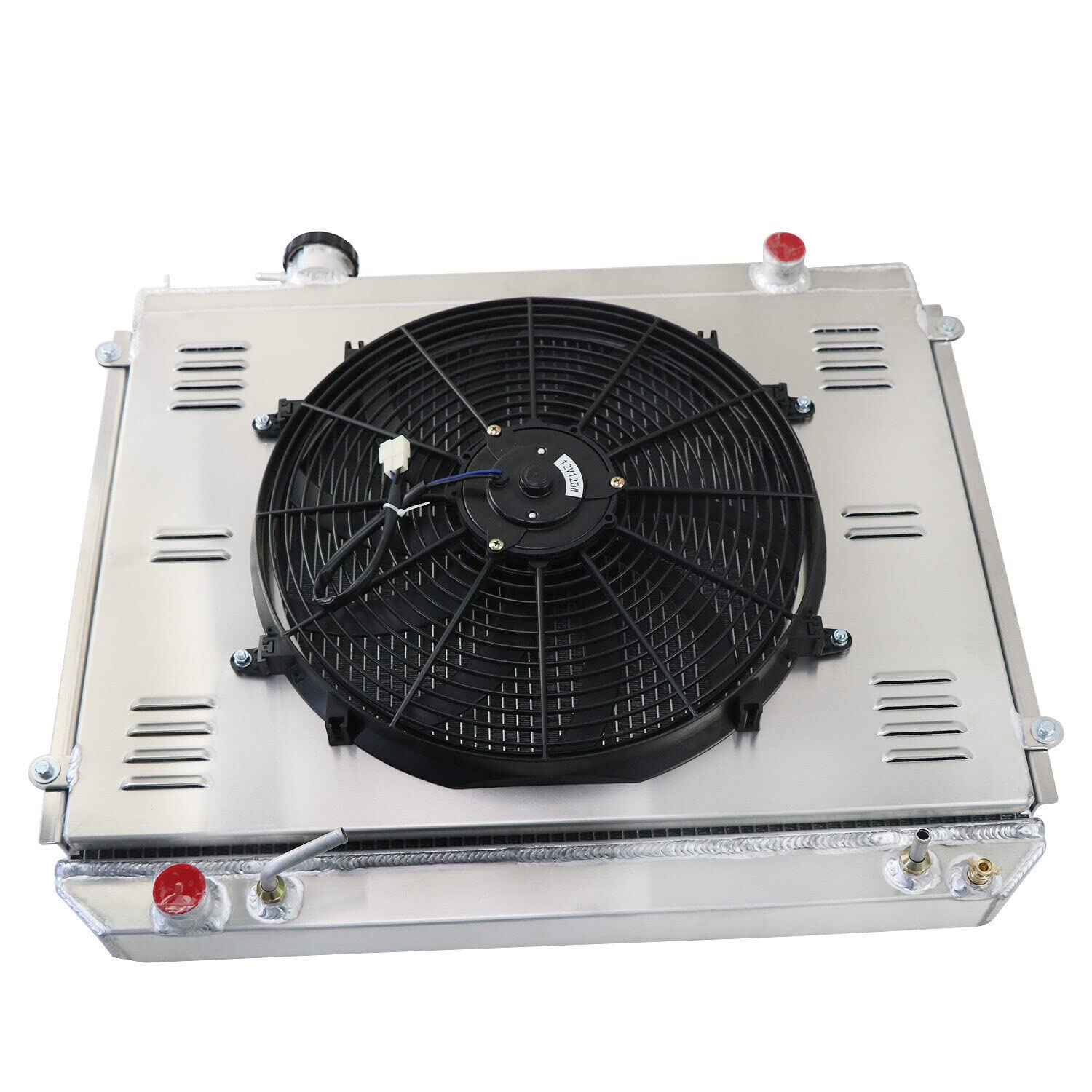 3 Row Aluminum Radiator Shroud Fan Relay for 1995-2004 Toyota Tacoma 2.7L L4 3.4 V6