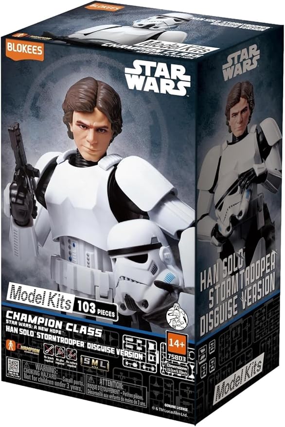 Blokees Star Wars Han Solo Disfraz Stormtrooper Kit Modelo miniatura 5