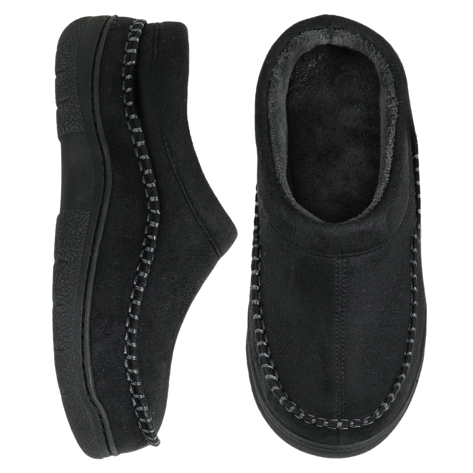 Generisch 2026 Chaussons pour homme en mousse à mémoire de forme avec semelle antidérapante
