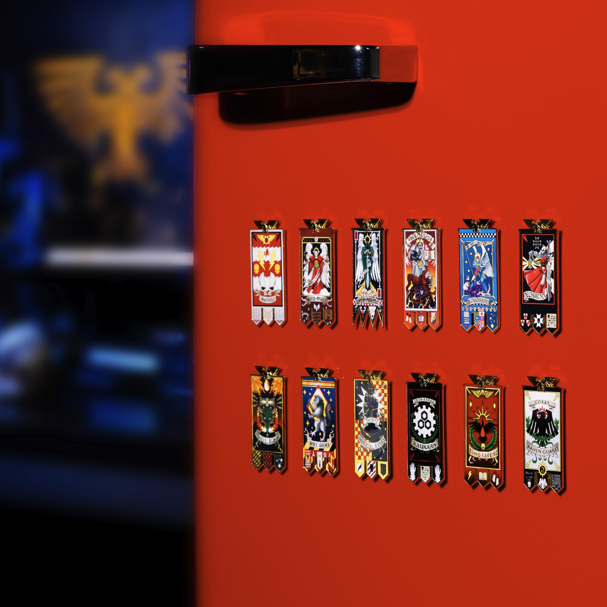 Starforged Space Marines Chapter Banner Collection Refrigerator Magnet Warhammer 40K-Black Templars, 80mm*35mm - Image 4