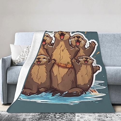 Miniatura 10 de Manta de Camping Yerretin, suave y cálida, de felpa, para acampar, regalos para amantes del camping, RV, acogedora, ligera, de franela, forro polar,