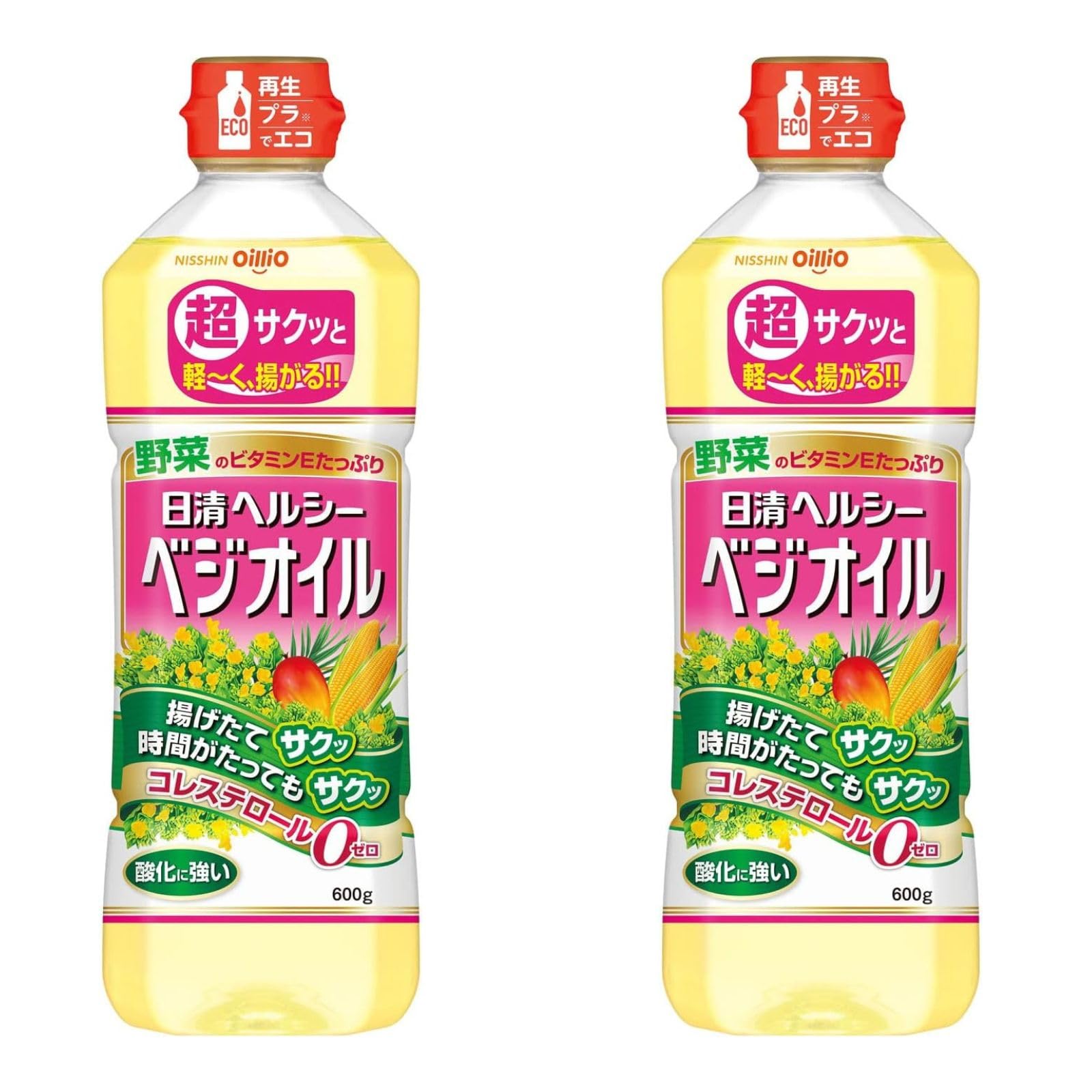 Amazon | 日清オイリオ 日清ヘルシーベジオイル 600g×2個 | 日清