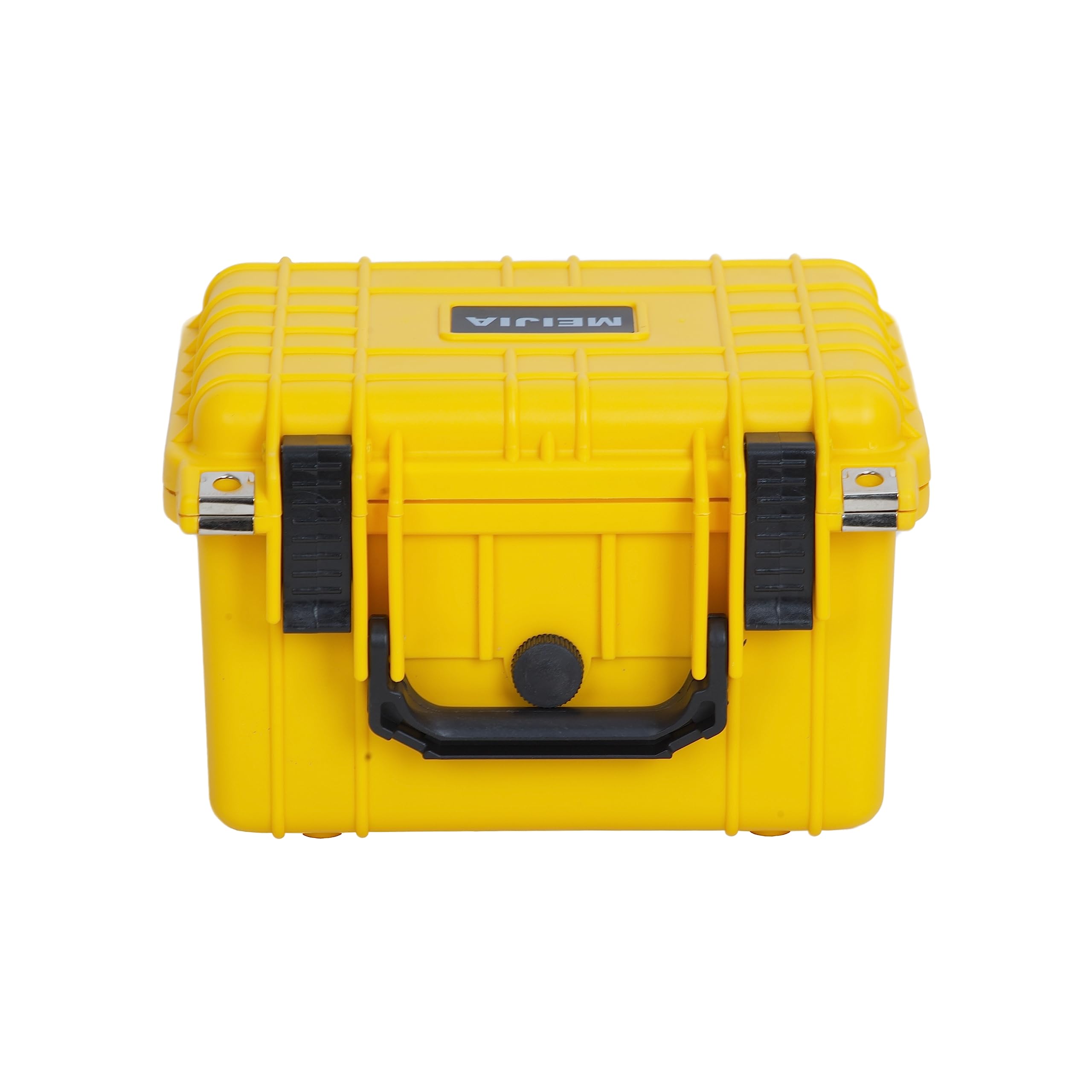 MEIJIA Funda rígida Protectora portátil Impermeable para Todo Tipo de Clima, Funda compacta para cámara con Espuma Personalizable, Apto para Drones, cámara, Equipos, 10.6 x 9.7 x 6.8 Pulgadas