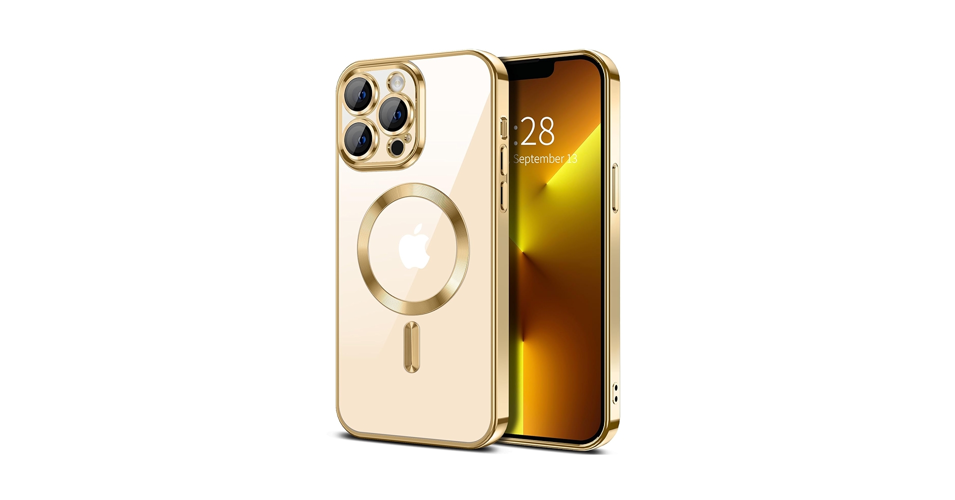 iPhone13 Pro 256GBゴールド/MagSafeケース付き Amazon.com: Hython Magnetic Clear for iPhone 13 Pro Case with