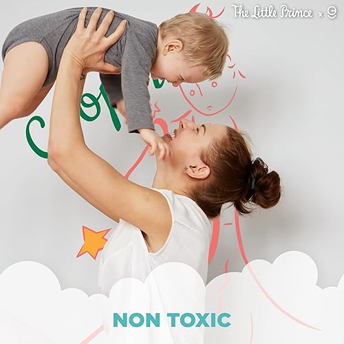 Miniatura 6 de Calcomanía de pared con nombre personalizado del príncipe EGD X The Little Prince Series, colección Prime, para bebé niña o niño, calcomanía de