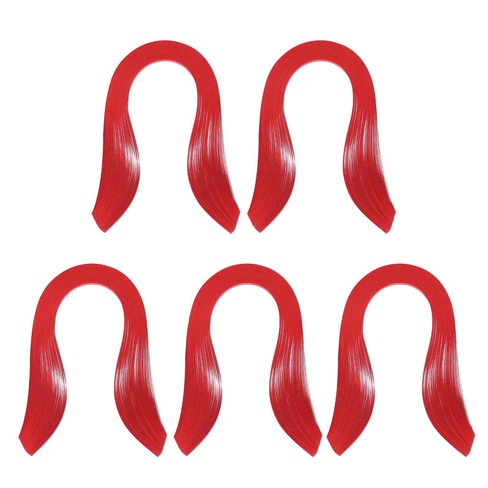 PATIKIL Quilling Strips Paper 600pcs 5mm 39cm Origami Paper Quilling Kits for Art DIY Hand Craft Christmas Red