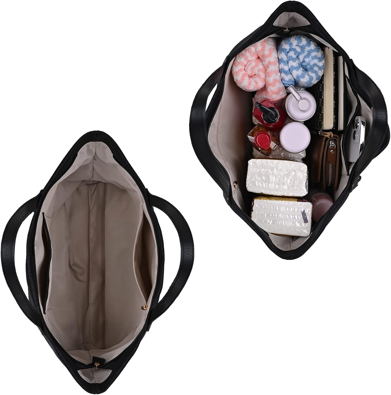 GAYI URBAN Glitter Tote Bag for Women, Tinsel Sparkle Tote Handbag, Large Sequin Hobo Shoulder Purse - Image 6