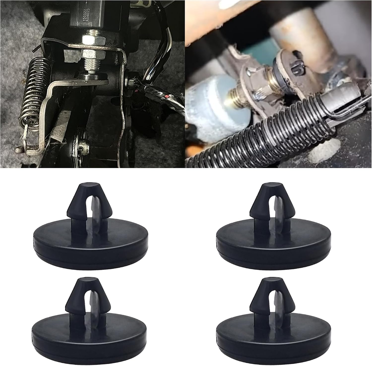 4PCS Car Brake Pedal Stop Pad Replacement OEM# 90541-06036,Car Brake Switch Stopper Compatible with Toyota Lexus Scion,Standard Brake Light Switch Stopper Car Accessories (4PCS)