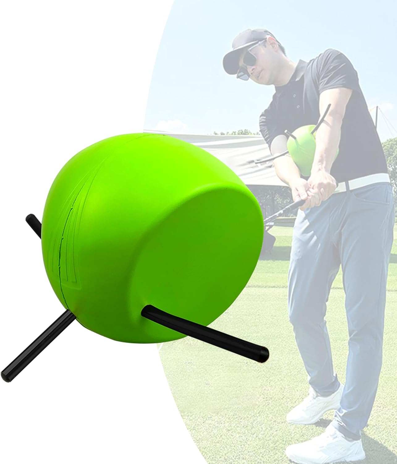 Golf Training aids, Connector Golf Training aids, Help Train The Correct Swing Action and arm Structure. The Golf Swing Trainer is Suitable for All Levels of Golfers