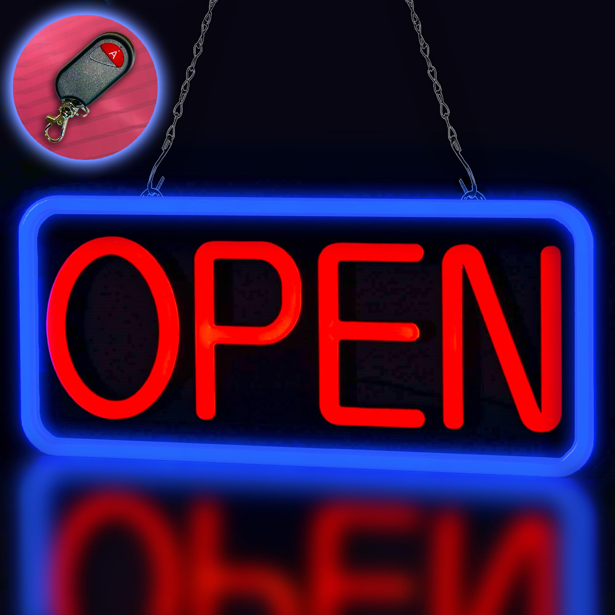 LED　open　Sign LED Open Sign | Large Size Bright Neon Open Neon Sign with