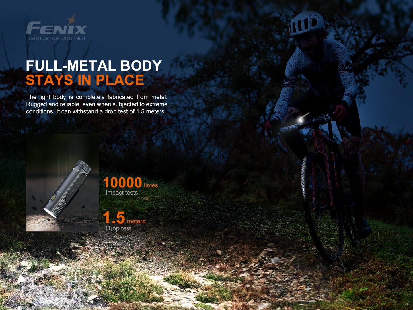 fenix BC21R v3.0 - Luz para Bicicleta de montaña y Senderismo