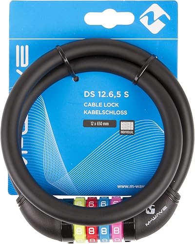 Miniatura 2 de Cerradura de combinación espiral cubierta de silicona M-Wave en varios colores