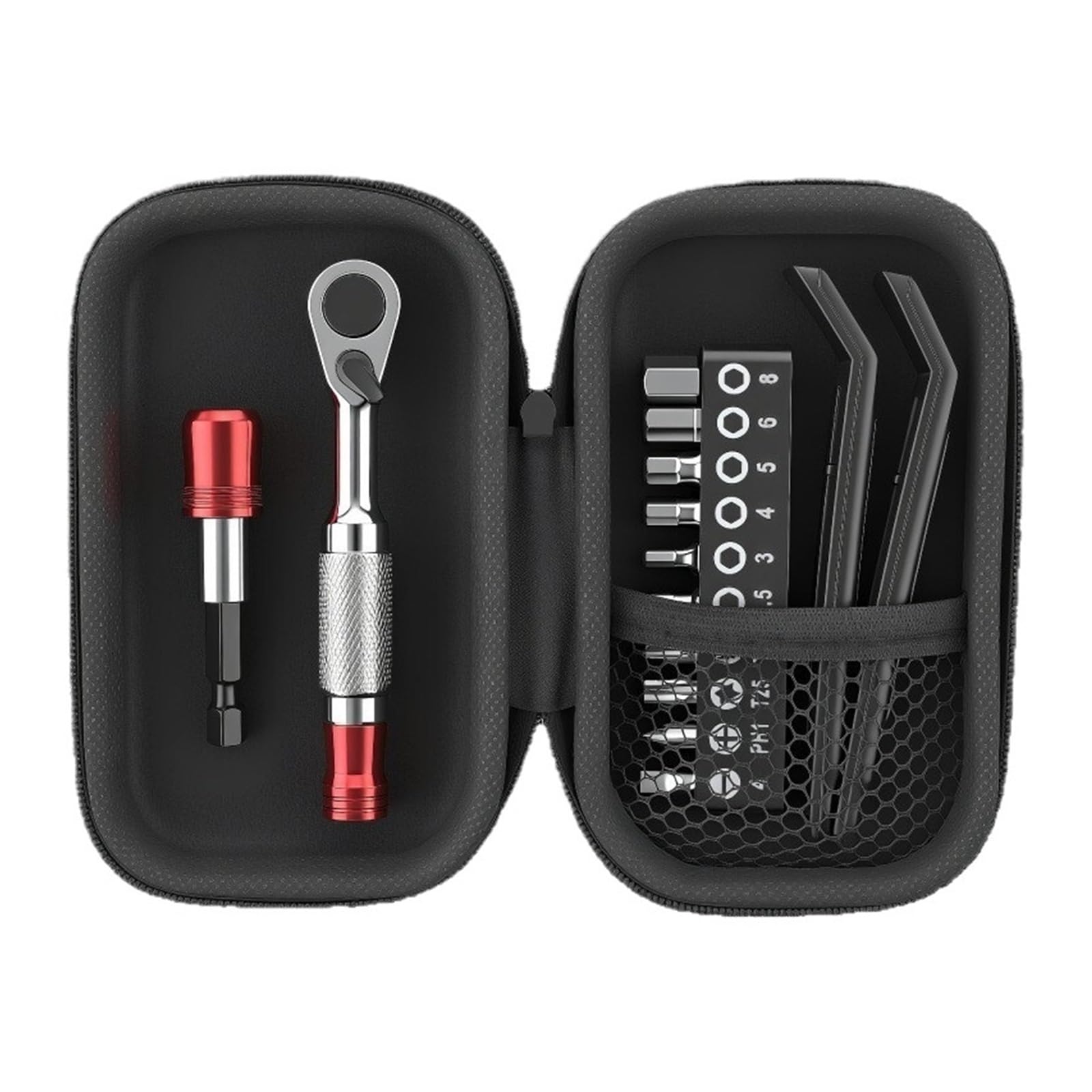 Kit de herramientas portátil, bolsa reparación multifuncional, llave trinquete, palanca neumático, Mini bomba, juego, accesorios for bicicleta