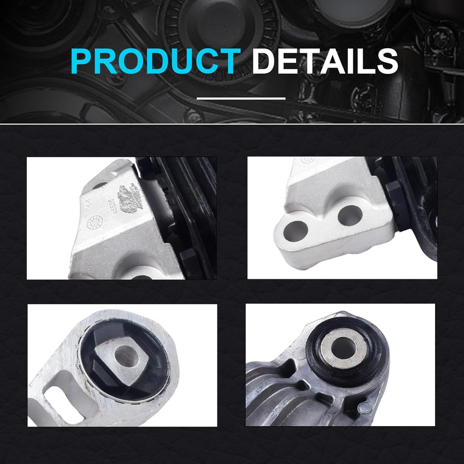 Engine Motor & Transmission Mount Set Replacement for 2015-2018 Jeep Renegade 500X 1.4L L4 Replace# 68254474AA 68254669AA 68257232AA