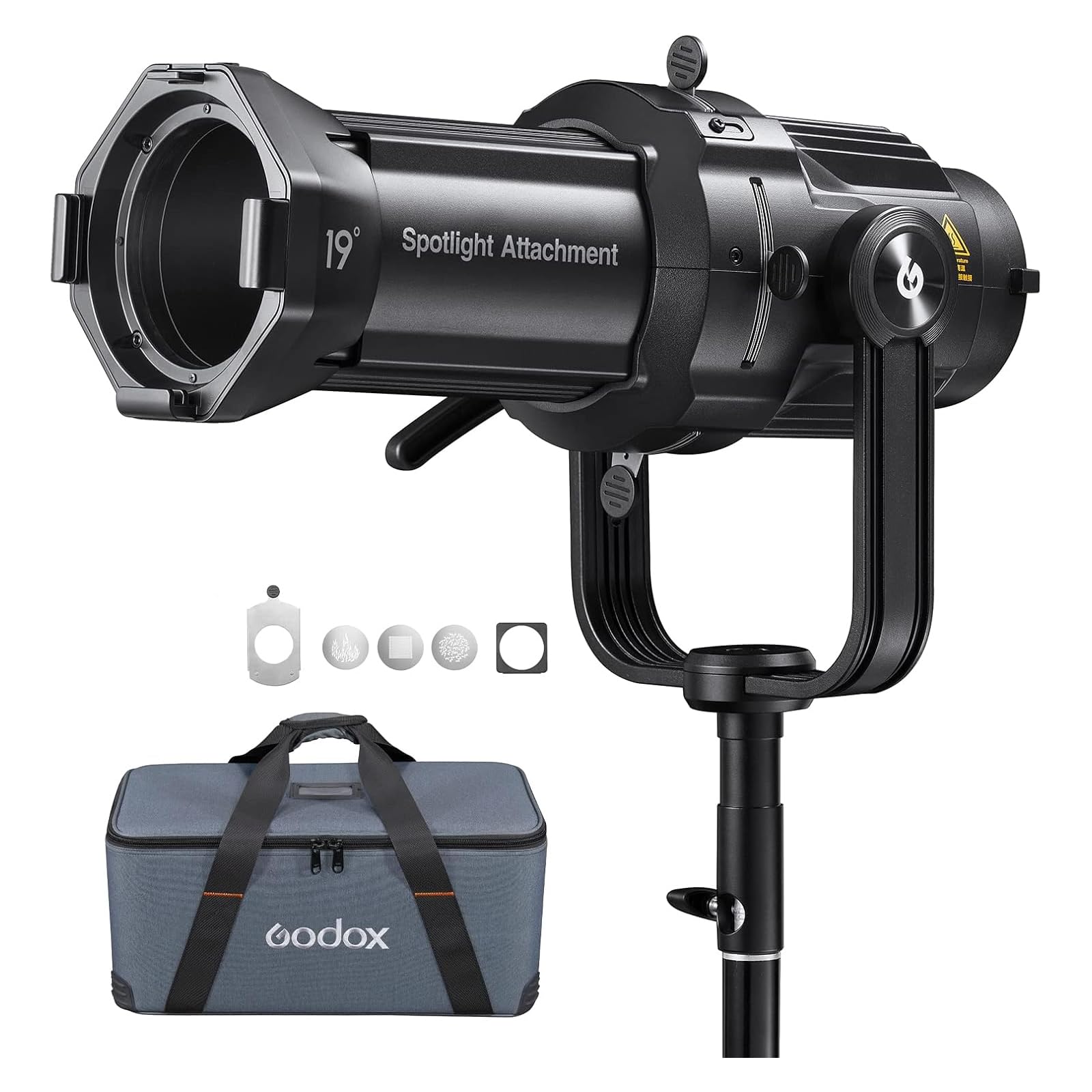GODOX BP-SE LED Projection Attachment, Bowens Mount Snoot Spotlight GOBO Projektor (BP-HY-VSA)