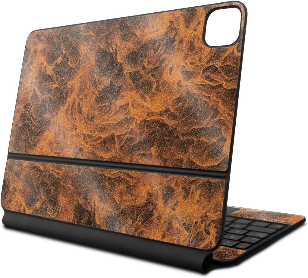 Skin Compatible with Apple Magic Keyboard for iPad Pro 13‑inch (M4) 2024 - Cafe Terrace at Night - Premium 3M Vinyl Protective Wrap Decal Cover - Easy to Apply | Crafted in The USA by MightySkins