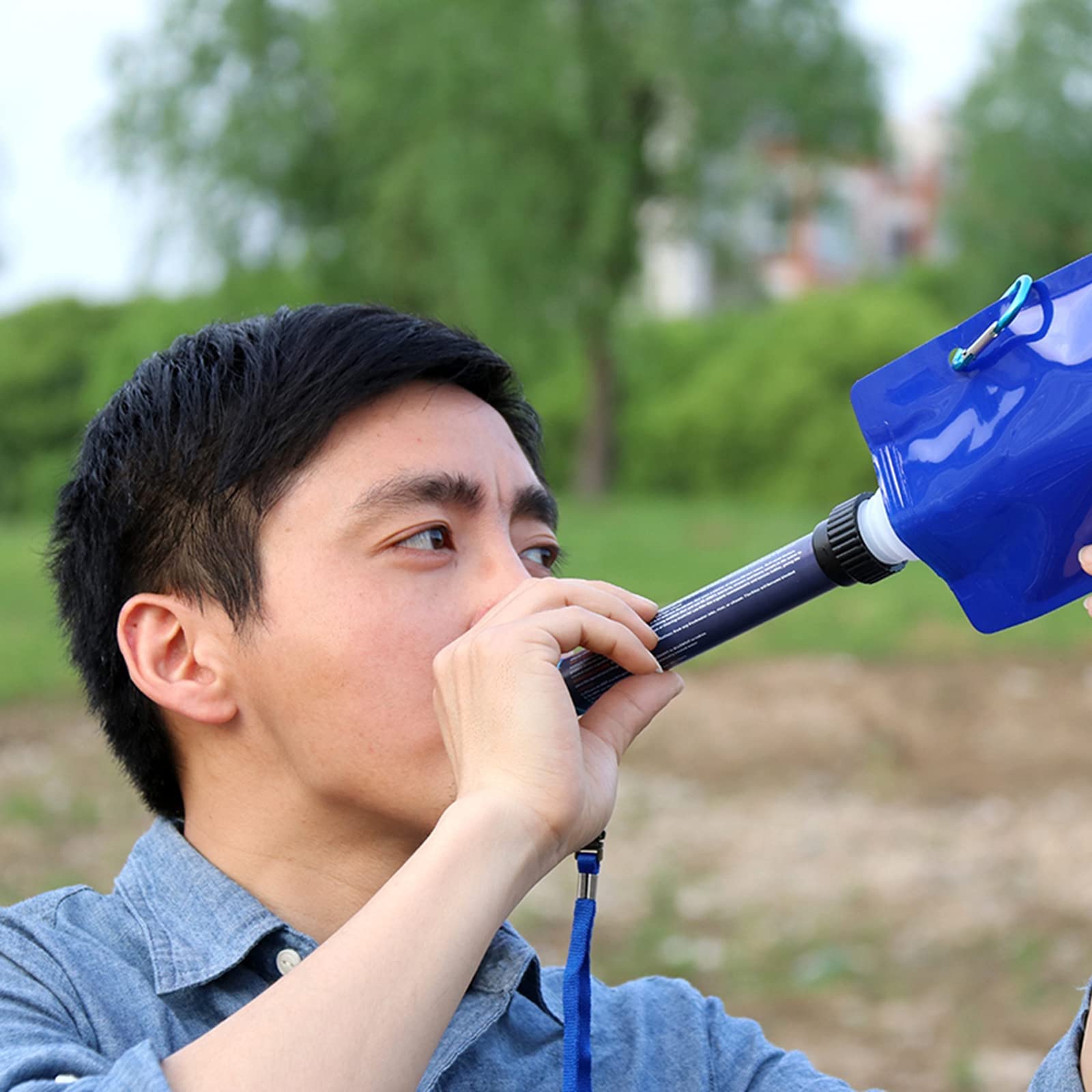 Faircap Mini - Purificatore D'Acqua Portatile Per Bottiglie PET, Filtra 99.99% Batteri