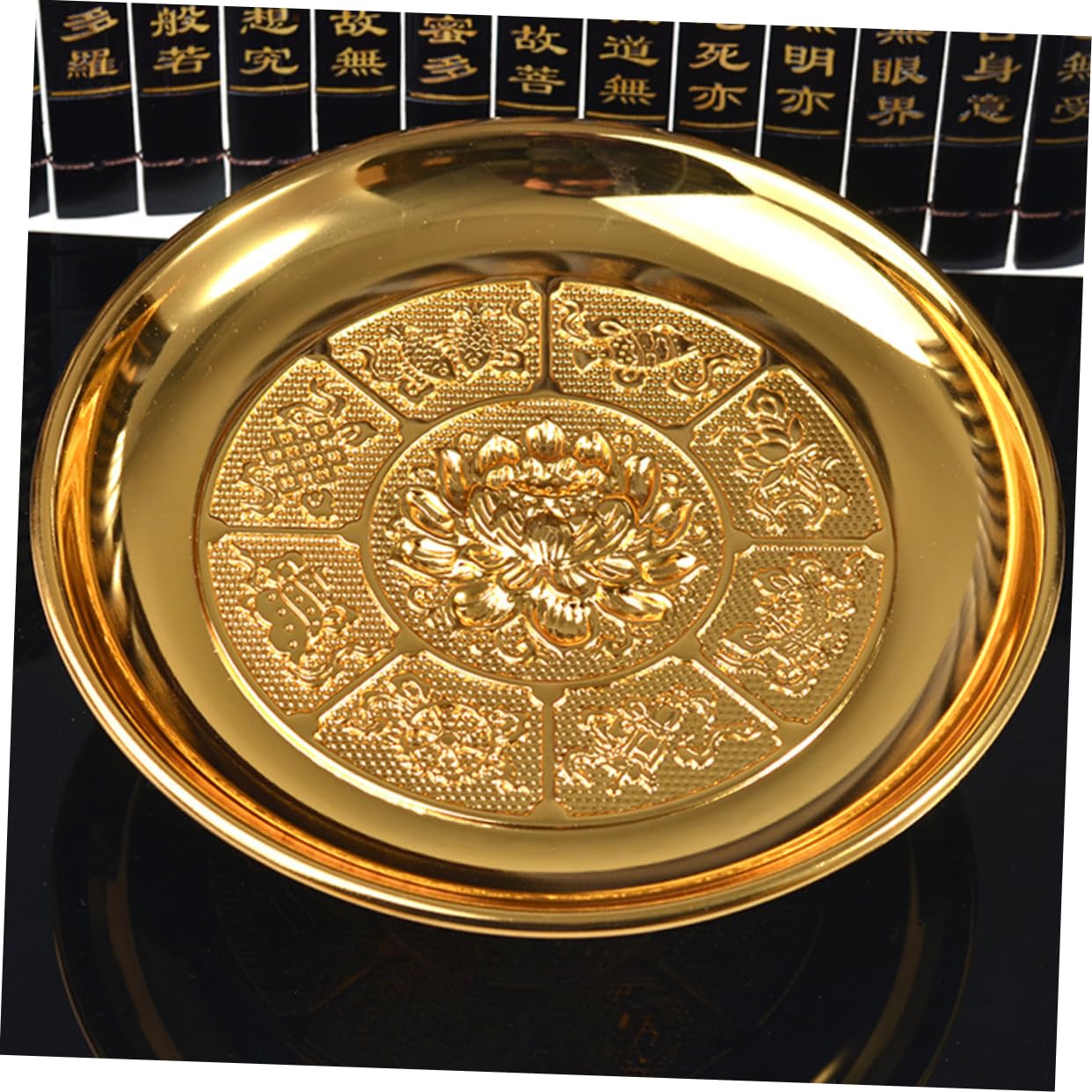 Cabilock 2 Pcs Tribute Plate Fruit Plate Delicate Storage Tray Buddhist Fruit Tray Versatile Tray Exquisite Fruit Tray Fruit Storage Plate Buddha Supply Practical Storage Tray Tribute Tray