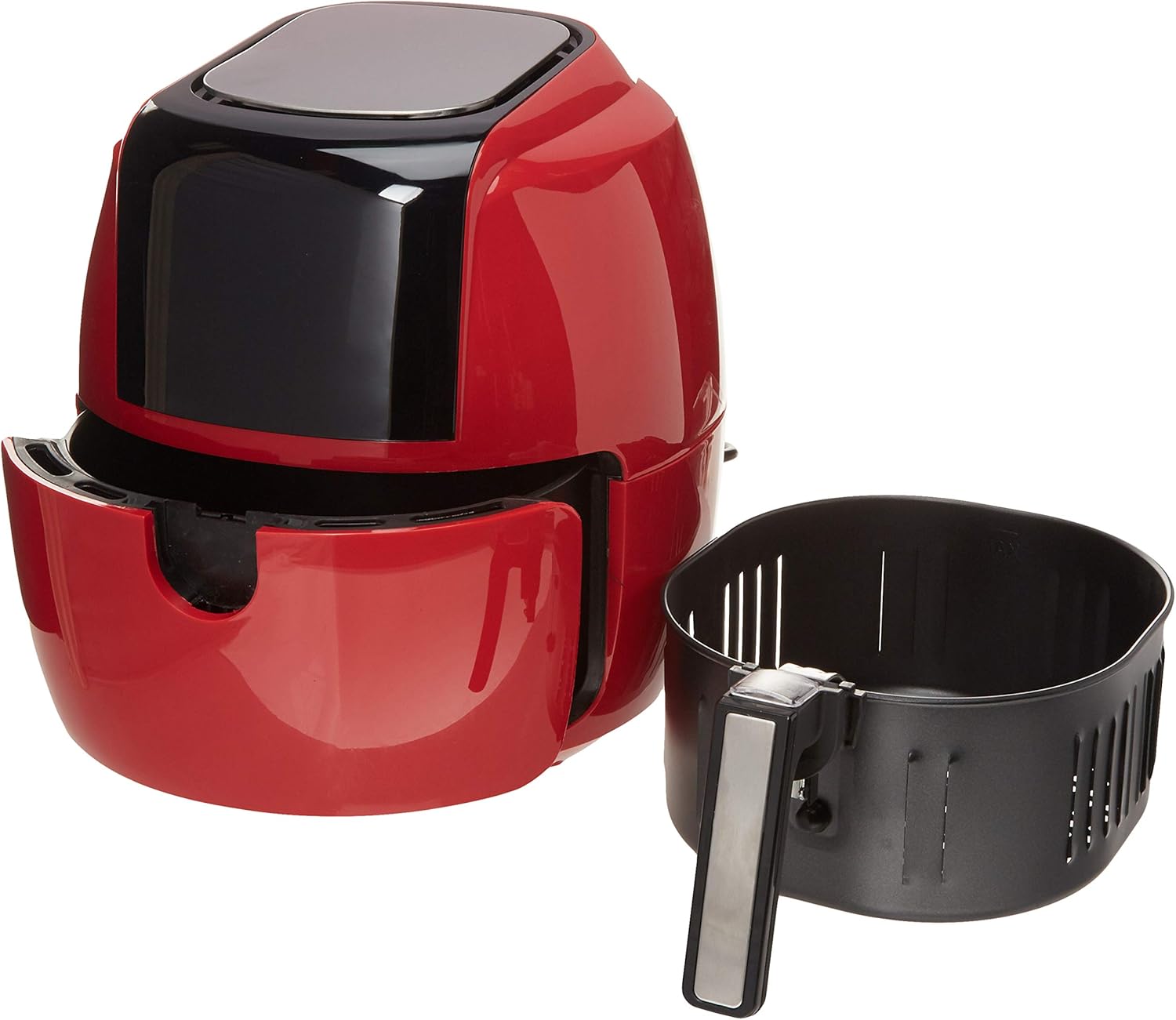 GoWISE USA 5.8-Quart Air Fryer XL with cooking basket detached