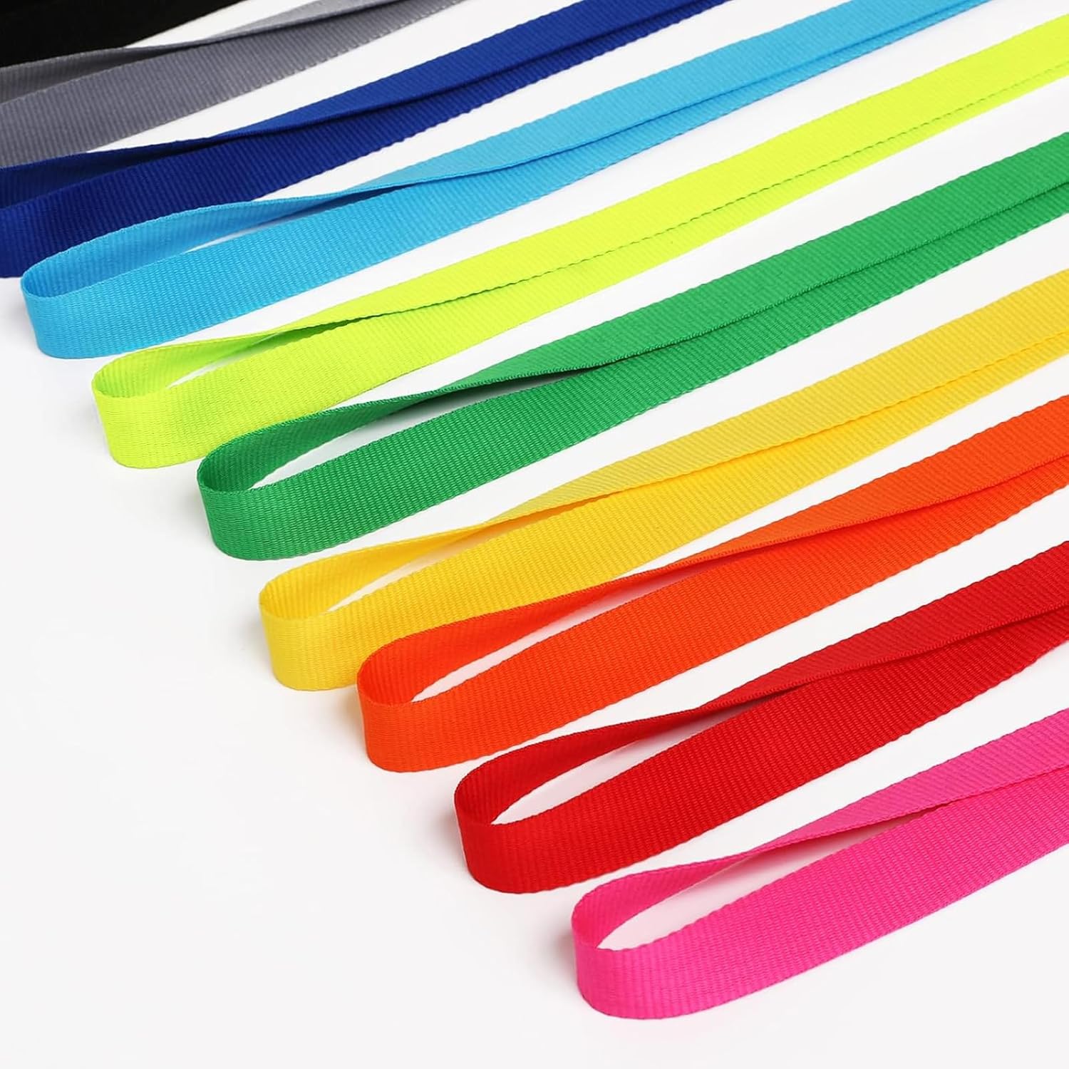 12 Pack Bright Neon Yellow Lanyard for ID Badges, Lanyard with ID Badge Holder for Cruise (Neon Yellow,12Pack) - Image 4