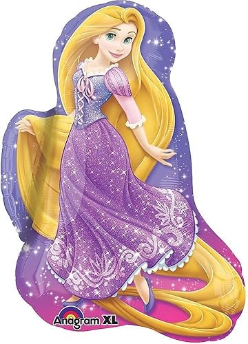 Disney Princess Rapunzel Super Shape - Globo de aluminio de 31