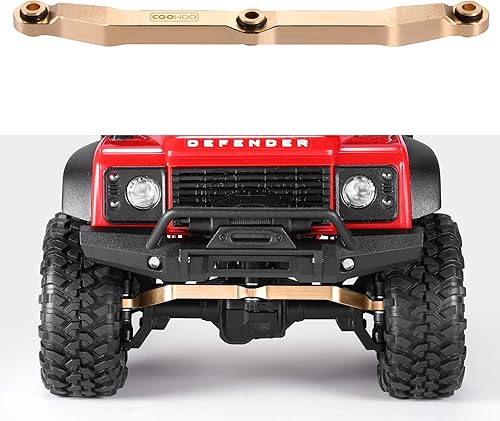 Miniatura 10 de COOWOO Juego de piezas de actualización a control remoto para autos de oruga RC 118 TRX-4M, incluye nudillos de dirección, bloques de ruedas y