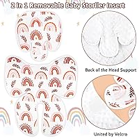 Vista 2 de Pea Pod - Soporte para la cabeza del asiento de coche para bebé recién nacido, 2 en 1 Soporte para la cabeza del asiento de coche para bebés