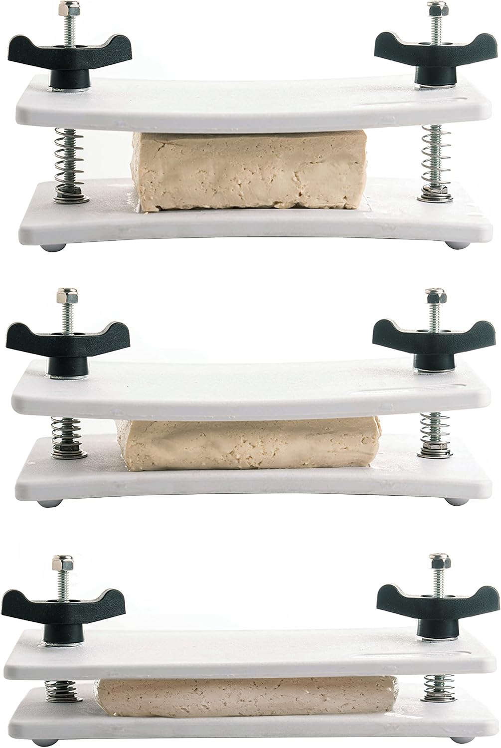 Tofu Press for EXTRA FIRM tofu by Premium curved plates for