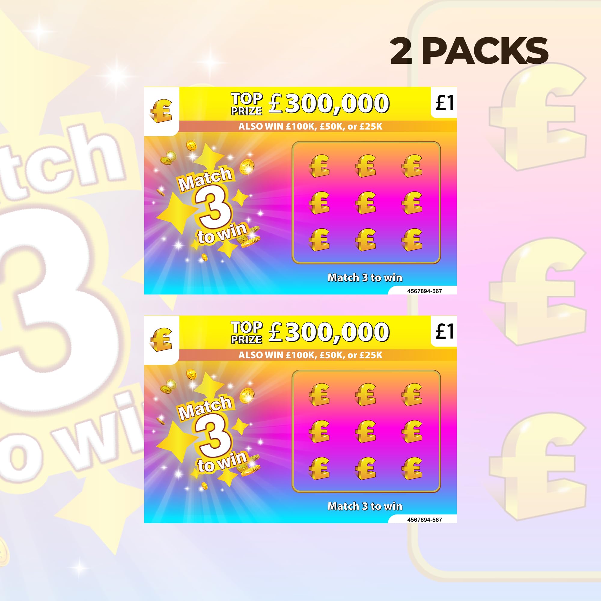 Promoted To Big Sister, You're Going To Be A Sister Baby Announcement Scratch Card Reveal, Set Of Two Tickets - Image 3